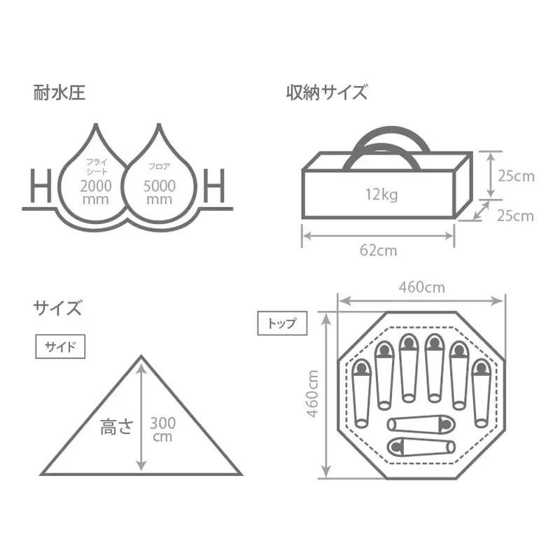 【DOD】ライダーズテーブル RX （ TB1-031-BK ）