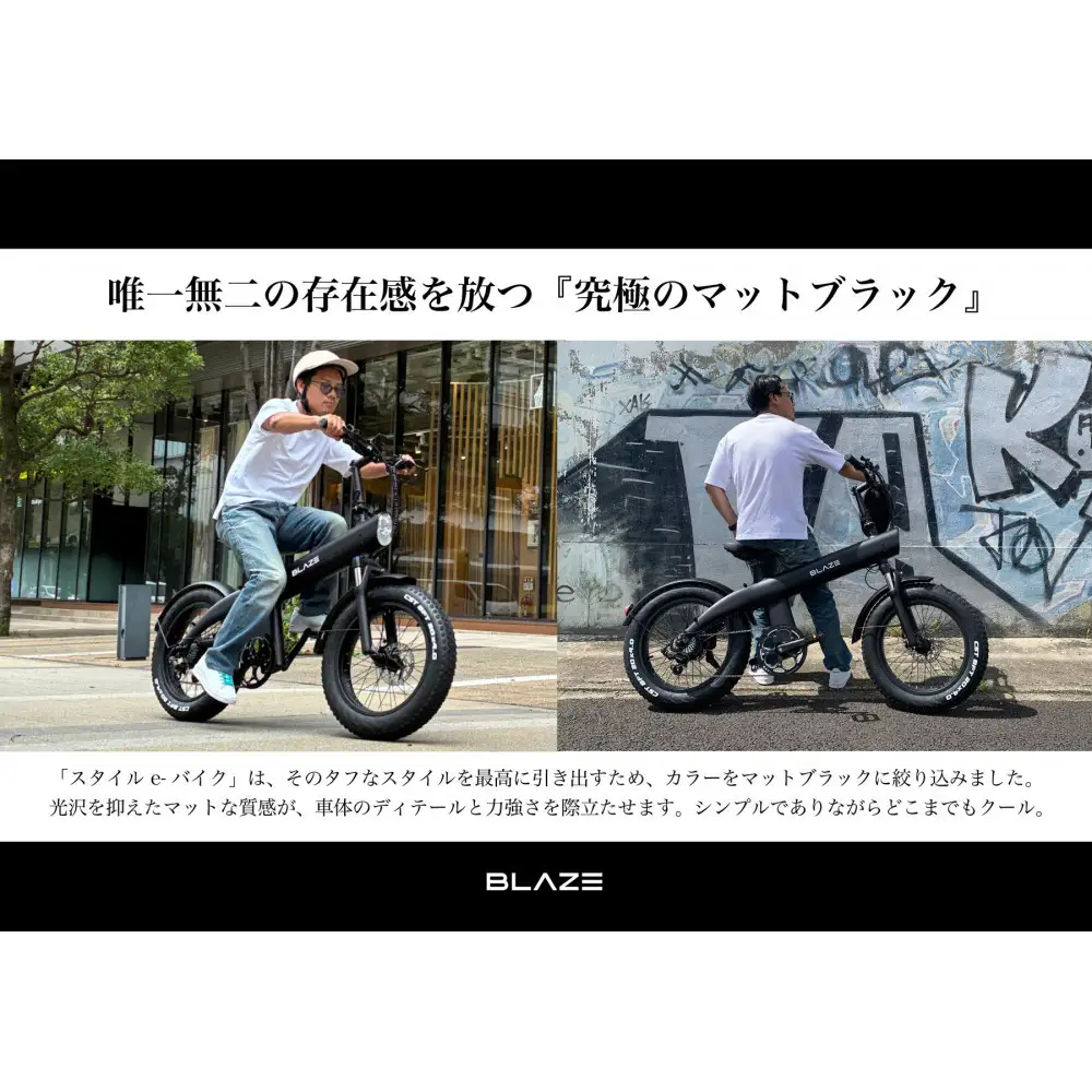 BLAZE スタイル e-バイク / 電動アシスト自転車