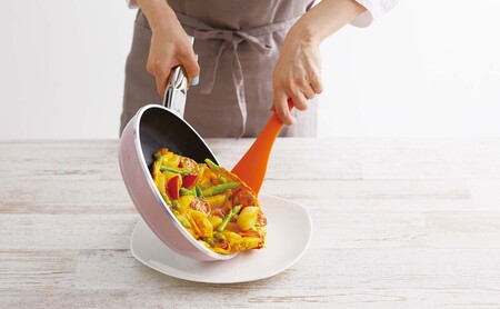 フライパン ディナーパン 22cm ピンク フライパン
