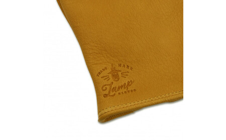 LAMP GLOVES -UTILITY GLOVE MID -(カラー：キャメル／サイズ：M)【革手袋 レザー グローブ 鹿革 メンズ レディース Lamp gloves ランプグローブス ミッド ドライビンググローブ バイカー ファッション 手袋 香川県 さぬき市】