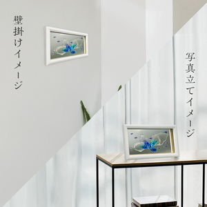 壁飾り ガラスアート 花 手作り 名張 壁飾り