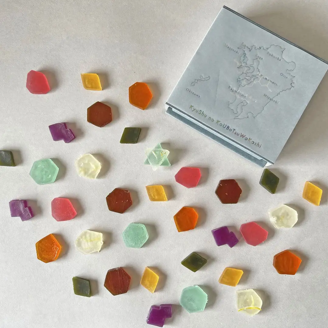 和菓子 こうぶつヲカシ 琥珀糖 2種 こうぶつのカケラ100g 九州のこうぶつヲカシ100g 食べ比べ セット B ハラペコラボ 鉱物 宝石 菓子 お菓子 スイーツ デザート おやつ ご当地 ご当地スイーツ おすすめ 人気 有名 ヲカシ お土産 博多 九州 福岡市