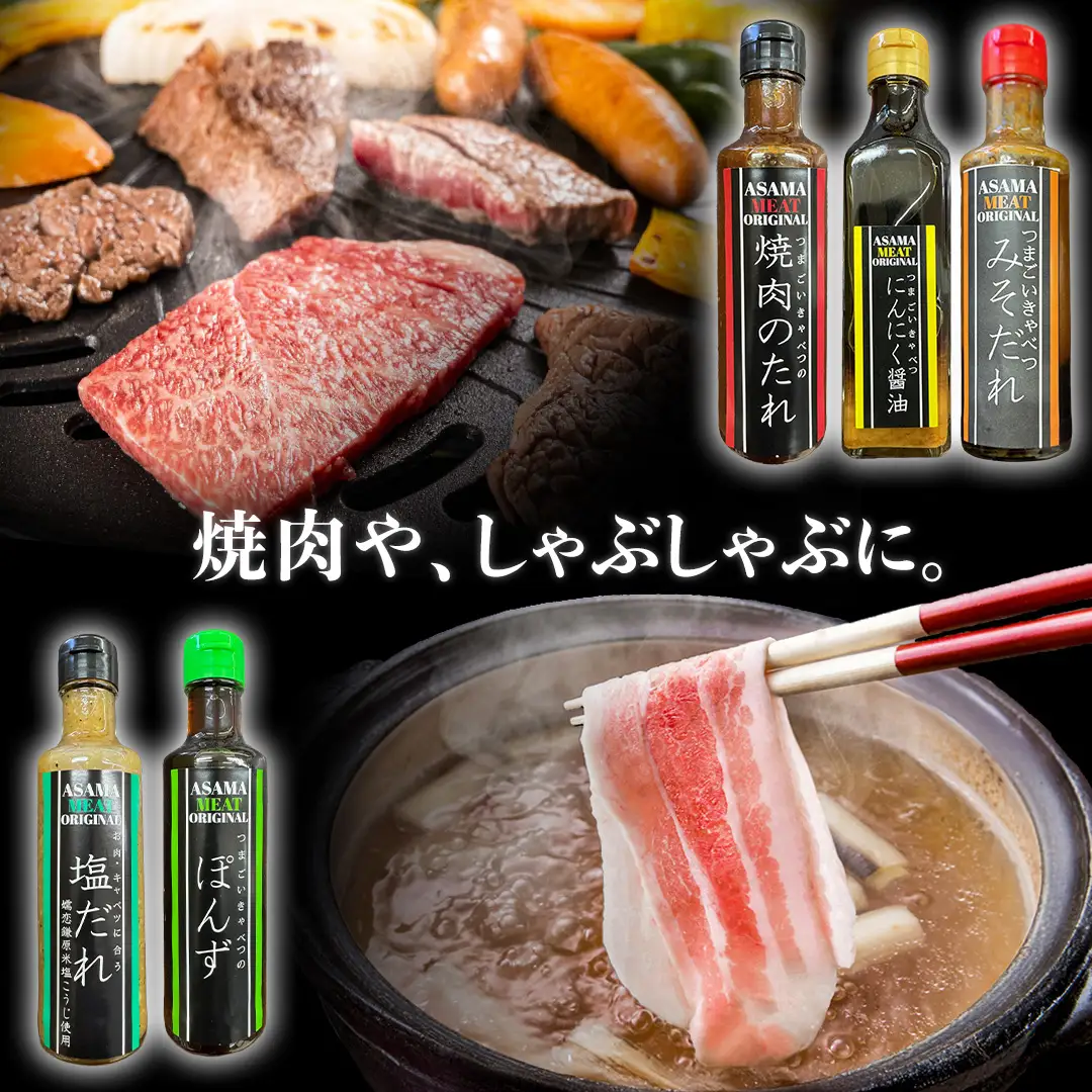 定番 肉料理のたれ 詰め合わせ 5種 × 1本 (計 5本 ) [AH058tu]