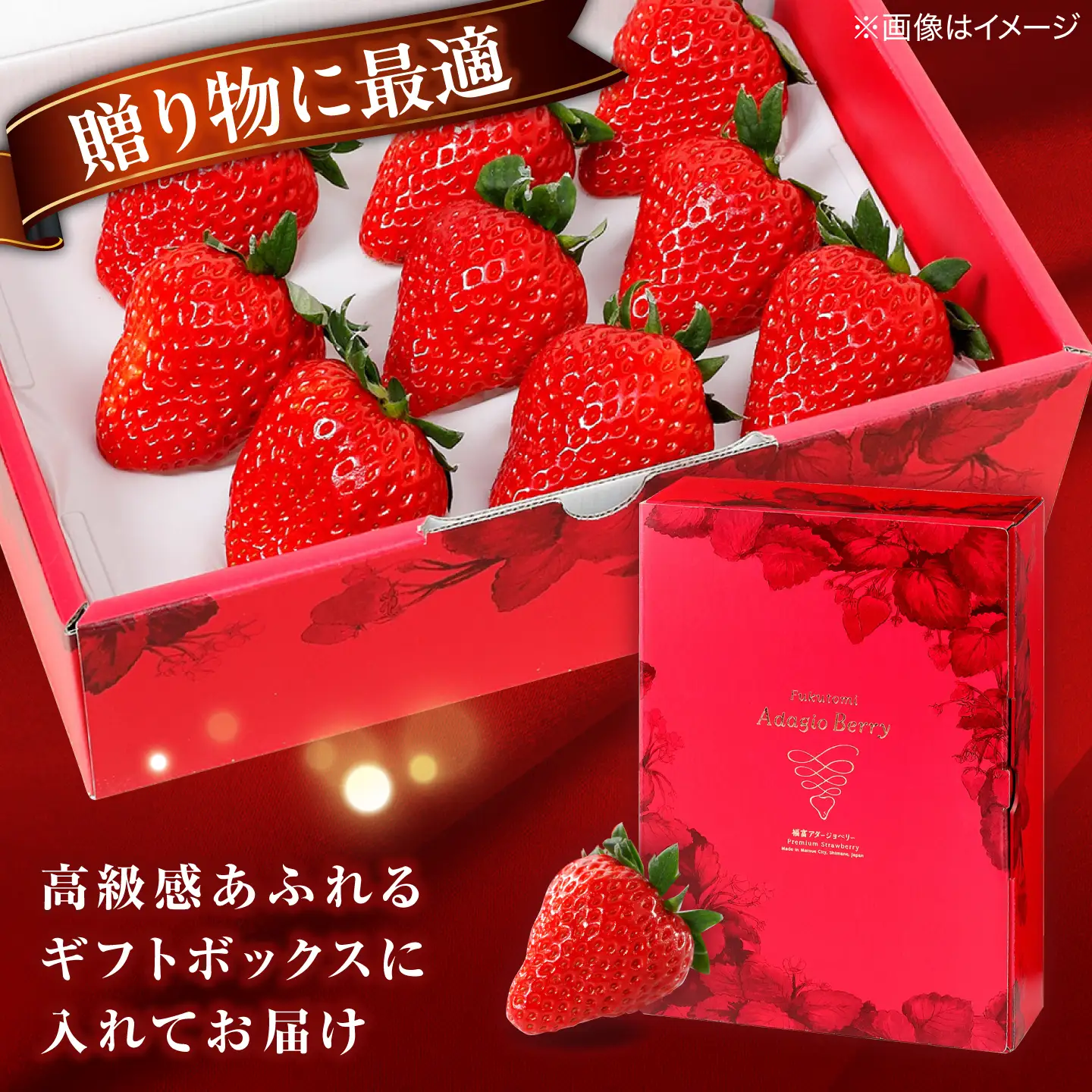 島根県産 いちご400g 苺[ALFI002] 3Lサイズ9個入り
