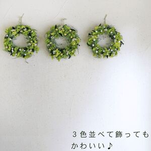 富良野花七曜 フェアリーミニリース ＊ ホワイト ＊ ナチュラルかわいい プリザーブドフラワー リース 花 インテリア 装飾品 アレンジ ギフト プレゼント 北海道 上富良野町