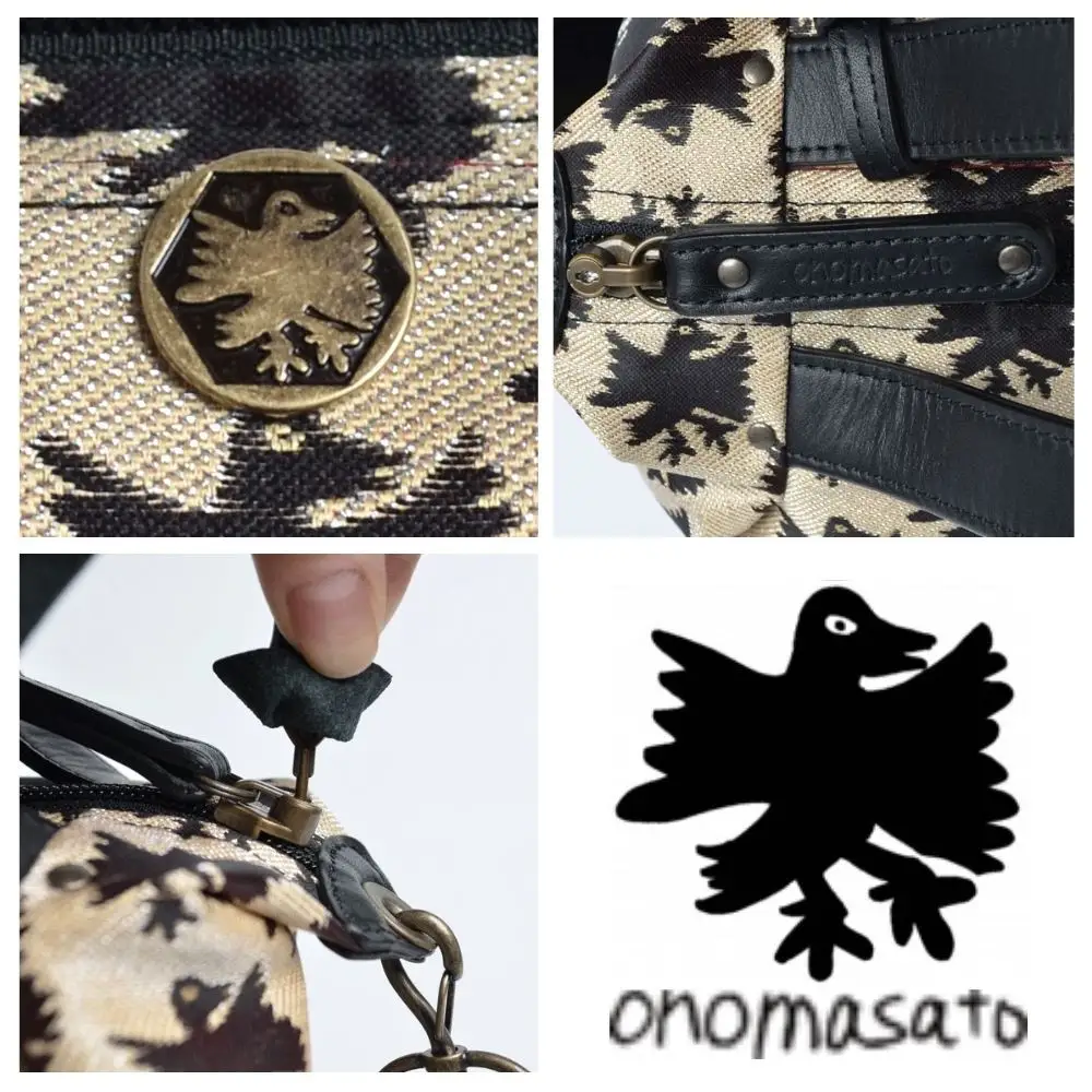 【onomasato】3ways バッグ M《CASUAL collection》カラスつづれ表｜京都 パリコレデザイナー 人気バッグ
