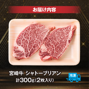 牛肉 【A4等級以上】宮崎牛シャトーブリアン 2枚 計300g 牛肉