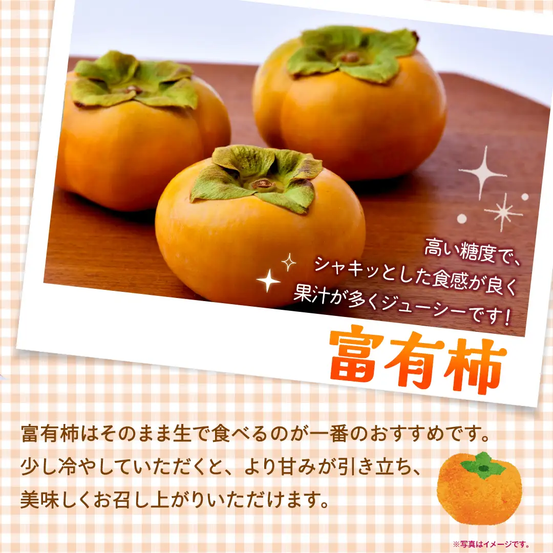 富有柿 Lまたは2L 約3kg【2026年10月より発送開始】（茨城県共通返礼品 [柿]：大子町産）