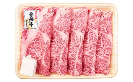 「A4等級以上 飛騨牛 肩ロース」 500g 250g×2パック 和牛 ブランド牛 飛騨牛 小分け 大容量 冷凍でお届け しゃぶしゃぶ すき焼き カタロース スライス 肉のひぐち F6M-326