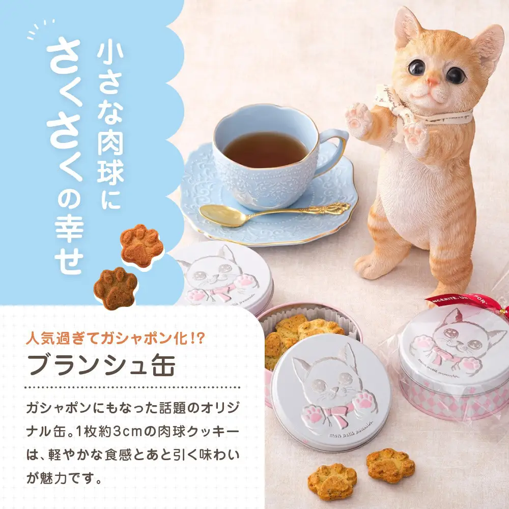 子猫のブランシュ缶クッキー　バニラ