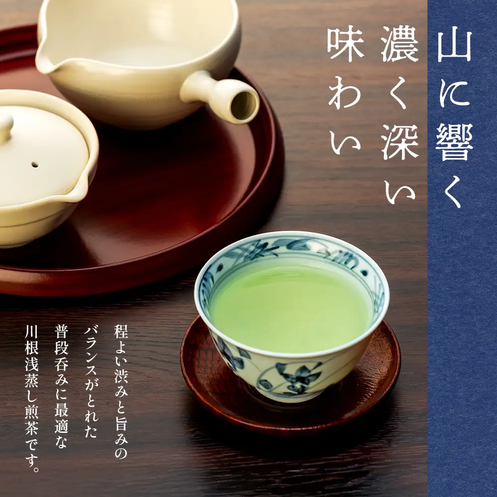 16-6 川根茶 どっさり ご家庭用飲み茶 1kgセット やまびこ　200ｇ袋×５本