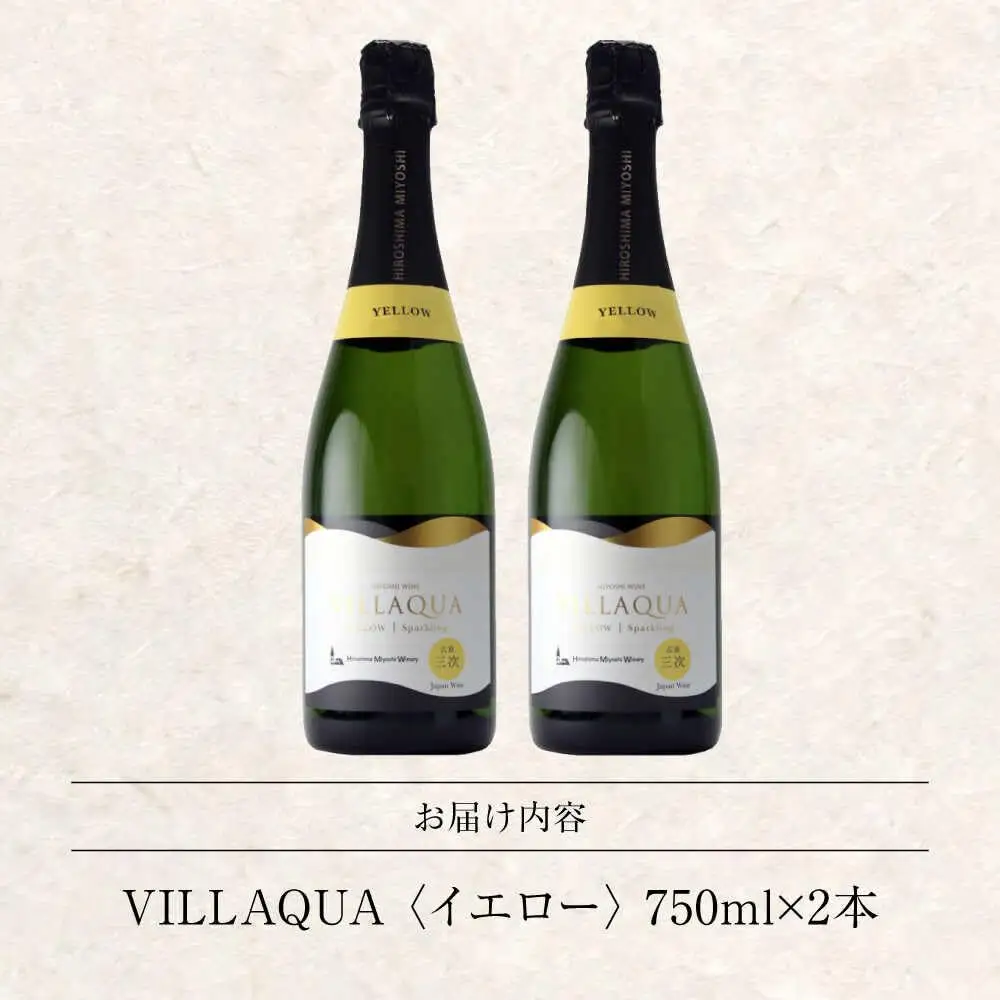 VILLAQUA -イエロー- 750ml×2本 [APAZ149] ワイン