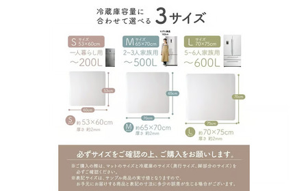 冷蔵庫マット 【Sサイズ】 10-050