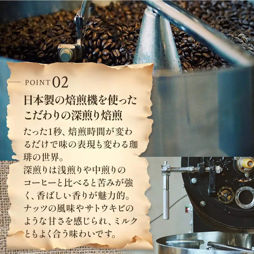 コーヒー 深煎り 豆・粉選べる 焙煎 コーヒー【200g×5袋】 中挽き（ペーパー・ネル）