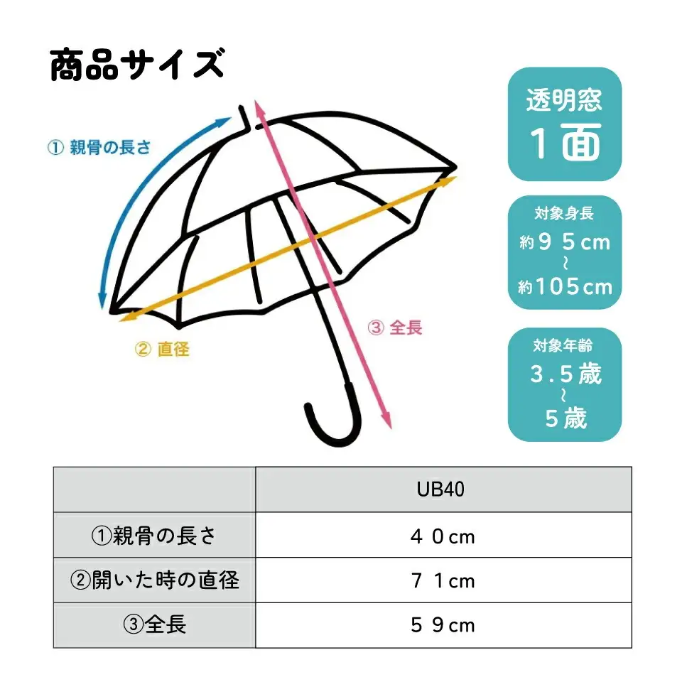 子ども用 傘 40cm くまのがっこう UB40 奈良県奈良市 5-171 スケーター 627866