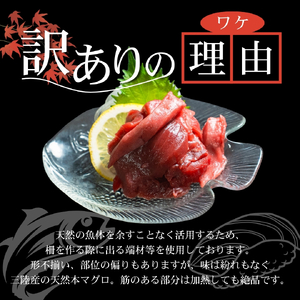 【スピード発送】 訳あり 天然本まぐろ 切り落とし500g まぐろ