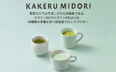 【3回定期便】KAKERU MIDORI 20包×2袋 美容 健康 食物繊維 パウダー ビタミン