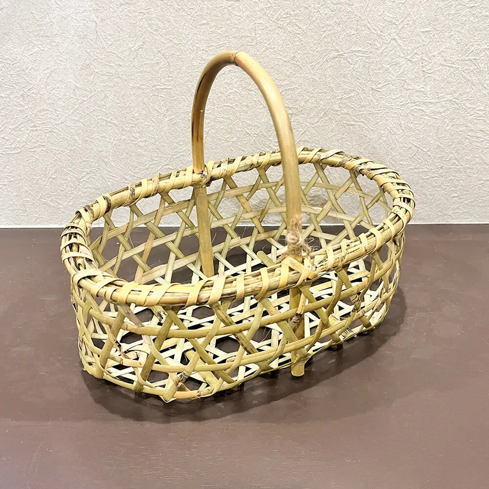 お猪口 片口 竹籠 津軽焼 お猪口・片口と竹籠セット（各1個）工芸品 青森県弘前市 草邑