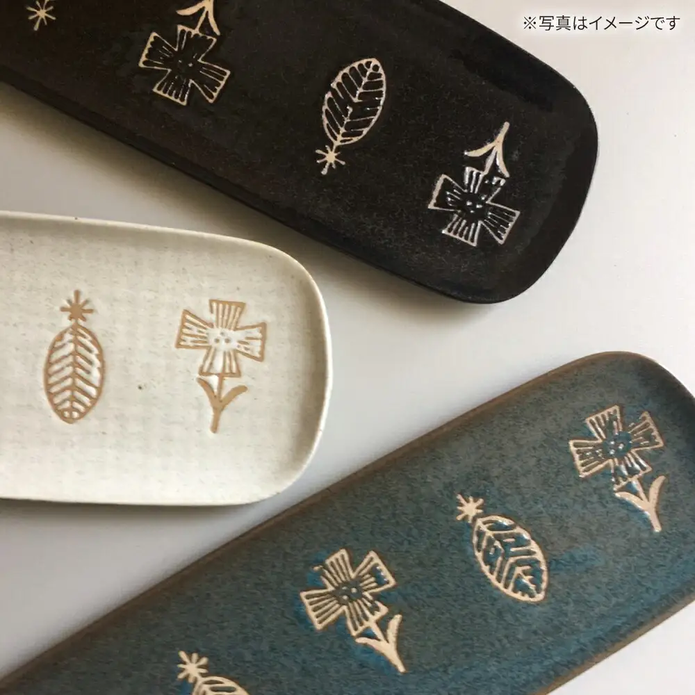 【瀬戸焼】 HANAtoHA さんま皿 2枚 (白) 【カネ三商店】 / 食器 皿 長皿 プレート ギフト / 瀬戸市[BBDD031]