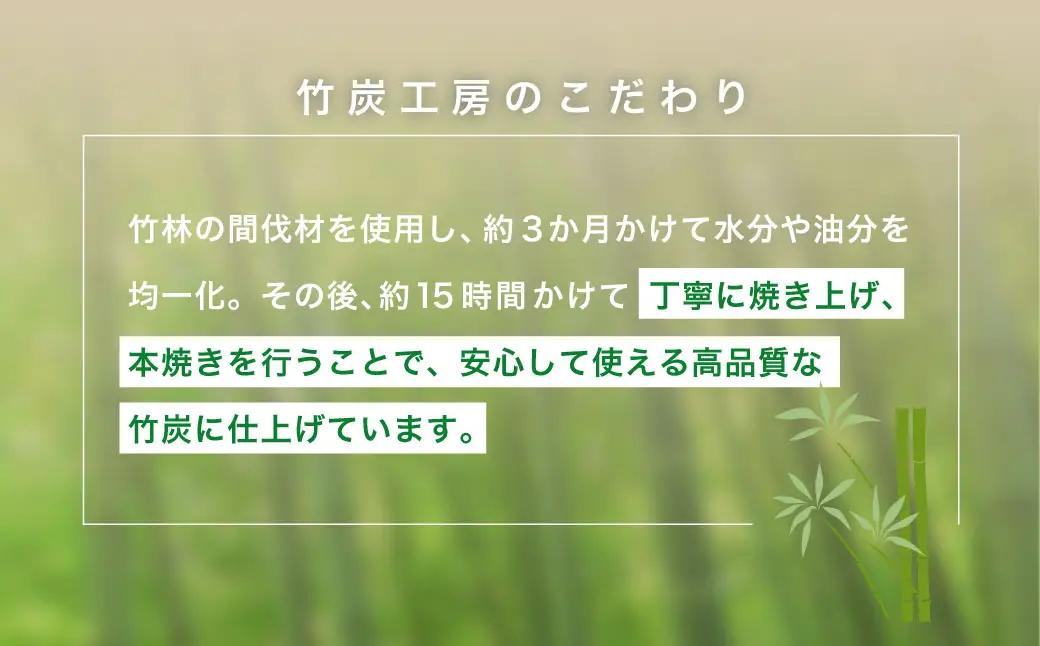 新潟県村上市産　竹炭900g（園芸用）1047001