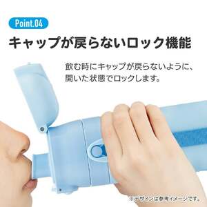 超軽量ダイレクトステンレスボトル 470ml バーガーコンクス〈スケーター skater〉 水筒 9-117