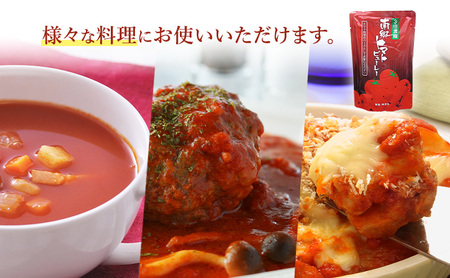 只見特産のトマト満喫セット トマトジュース250g×2パック トマト酢250g×2パック トマトピューレ250g×2パック とまと ジュース 純玄米黒酢 蜂蜜 ブレンド 料理 煮込み料理 アレンジ ソース パスタ  リゾット スープ 福島県 南会津 只見町