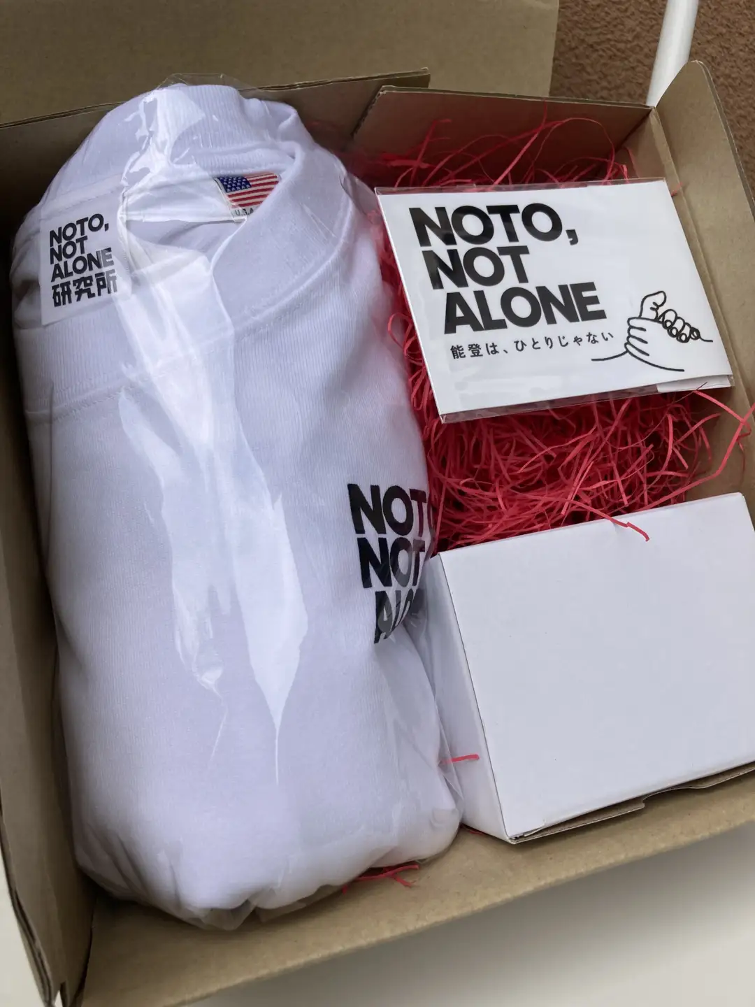 NOTO,NOT_ALONE半袖セット白 2XL　wa116　半袖 Tシャツ カップ