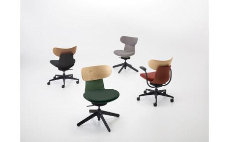 コクヨオフィスチェアー イングライフ C05-B10CCW-BKB6B61 背クッションタイプ・肘無・ナイロンキャスター・布・Wキャスター(カーペット用）・布(ブラック)／在宅ワーク・テレワークにお勧めの椅子