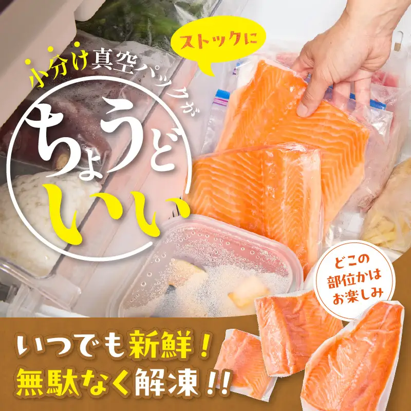 無投薬 国産 トラウトサーモン 小分け 1kg以上 刺身用【宗像陸上養殖】_AS1983-00 無投薬 国産 鮭 サーモン 200 1000 福岡県宗像市 宗像市 福岡 宗像
