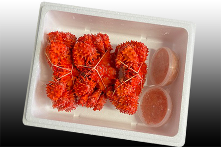 花咲かに300g前後～450g前後×3尾・いくら醤油漬け100g×2P C-36023