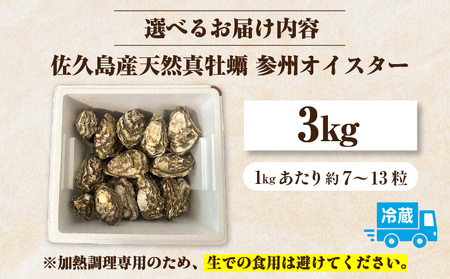 佐久島産天然真牡蠣　参州オイスター　3㎏≪配達不可エリア：北海道・沖縄・離島・東北・九州≫・E030