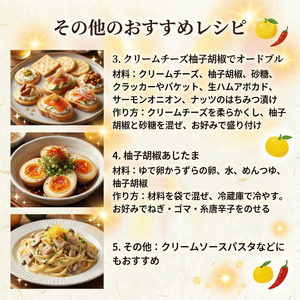 柚子胡椒 3種セット 阿武町産 abuiro
