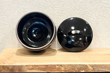 茶碗 津軽焼 茶碗と筋子入れセット（各1個）工芸品 青森県弘前市 草邑