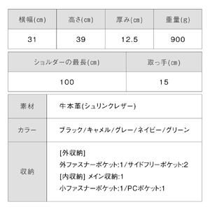 リュック 本革 ネイビー MURA｜リュック