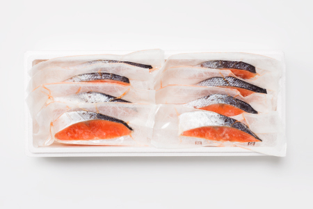 塩銀鮭切身1切×18P(個包装)(約1.26kg) A-09018