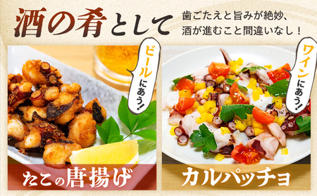 タコ 三昧 ( 120g × 5袋入 ) 冷凍 たこ足 タコ 蛸 小分け 真空パック 海鮮 新鮮 魚介 海の幸 海産物 刺身 国産 シーフードエム・エム 愛知県 南知多町
