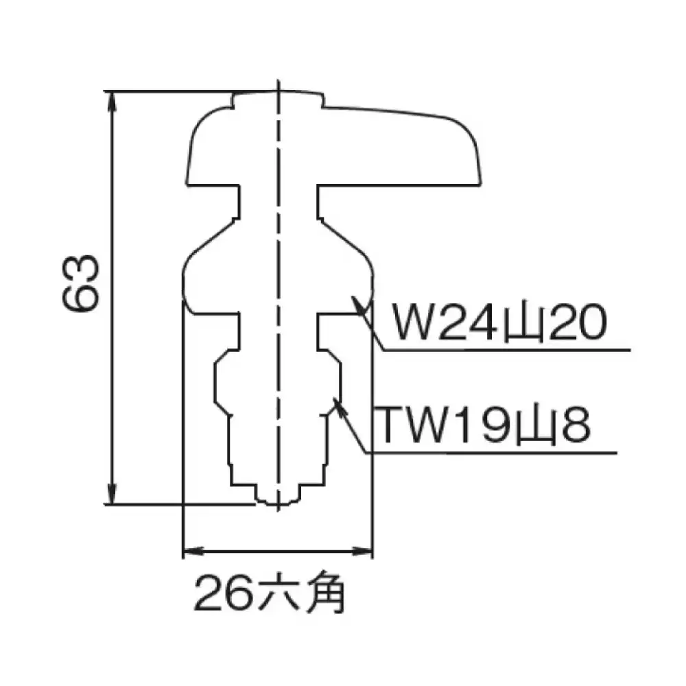 凍結防止ハンドル上部 水栓用部品 KJ16 水生活製作所 [No.1154] ／ 蛇口凍結防止 水栓ハンドル 交換用ハンドル 凍結対策部品 寒冷地対策 自動通水 形状記憶合金 SMAバネ 水栓修理 DIY交換 屋外蛇口 ガーデン水栓 メンテナンス用品 節水管理 冬支度 住宅設備パーツ 岐阜県