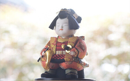 五月人形【初陣】橙【11100-1207】