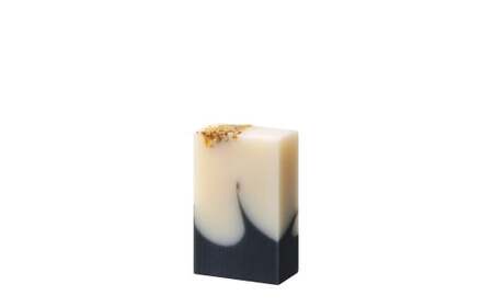 石鹸 岡山県真庭市蒜山 オーガニック石鹸（ひのきベルガモット）75g1個 【savon020-01】