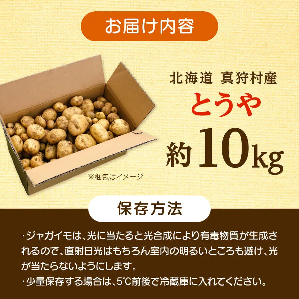 【先行予約】 じゃがいも とうや 10kg [BPAM023] じゃがいも 北海道