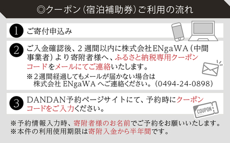 【1日1組限定】サウナ付き一棟貸し宿 DANDAN 宿泊割引券 ＜30,000円＞ | 宿泊券 宿泊券 横瀬町