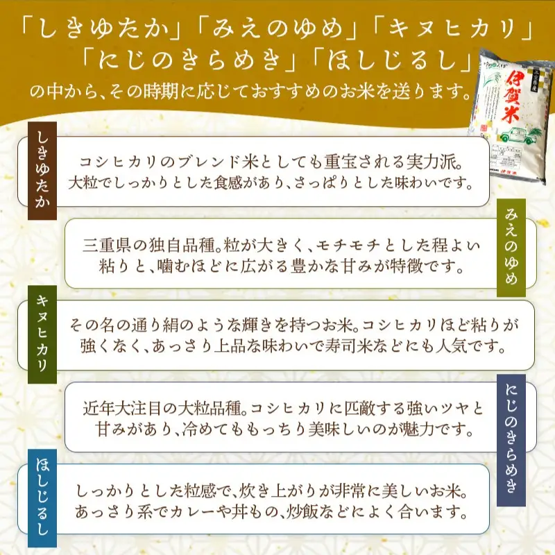 三重県産　伊賀お得米　30kg　玄米 / お米 ごはん ご飯 米 おにぎり ライス 健康志向 食物繊維【ymtb0002】