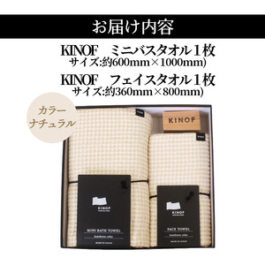 KINOFタオルセット 上勝町 ドリームチーム
