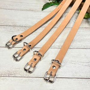 経年変化を楽しめる本革ベンズの犬・猫用首輪 (15mm幅) 小型/中型/大型 犬用首輪 猫用首輪 首輪 犬 猫 本革 Sサイズ