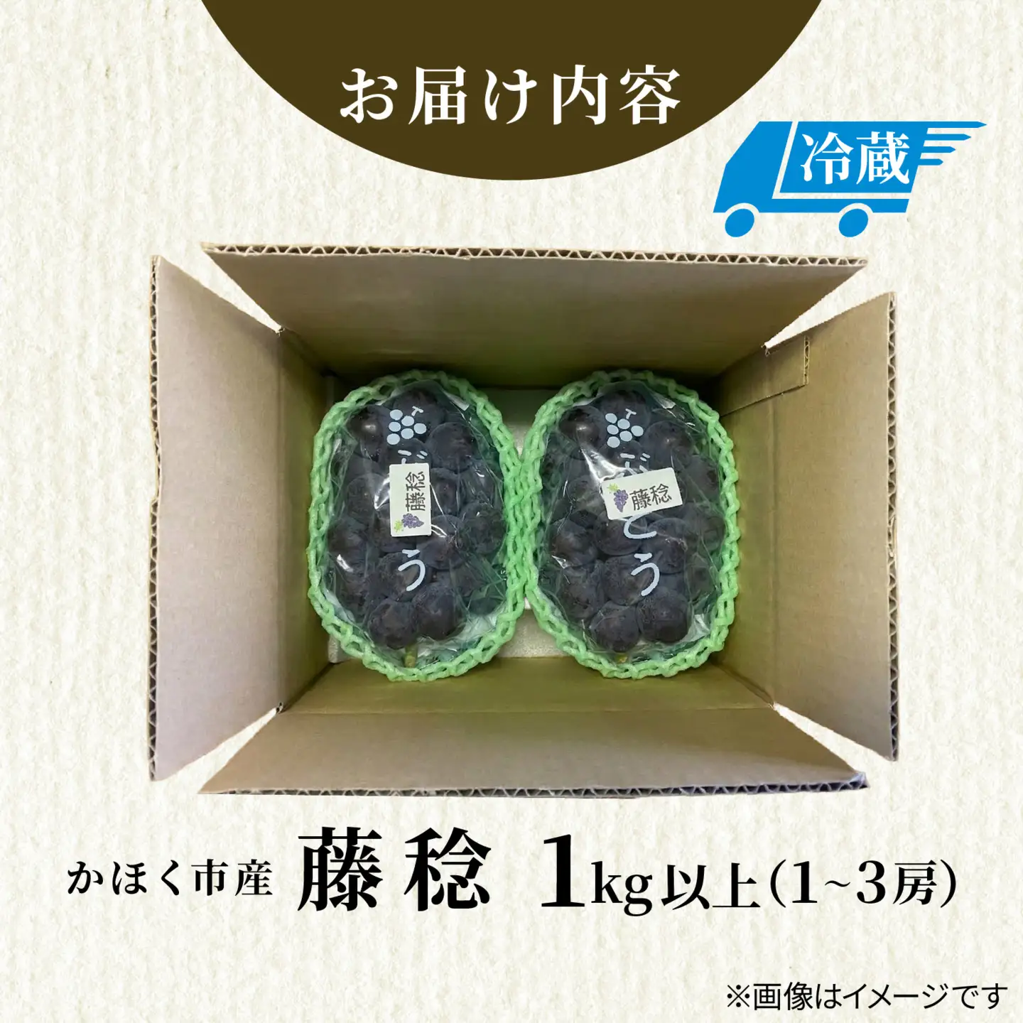 【先行予約】ぶどう 藤稔 種なし 1kg以上（1～3房）  | ぶどう 葡萄