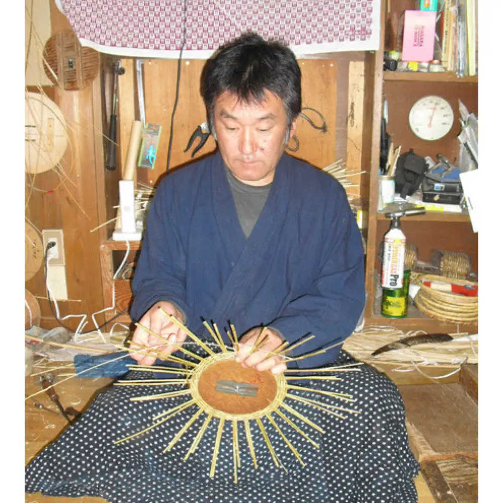 長野県伝統工芸品　戸隠産そばざる（一尺） | そばざる 竹細工 伝統工芸品 手作り