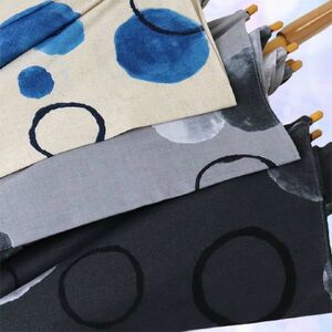 傘 日傘 晴雨兼用傘 レディース 長傘 麻 UV防止 ドット柄 531901 日本製 グレー ／ まちづくり観光振興機構 和風 おしゃれ 紫外線対策 奈良県 田原本町