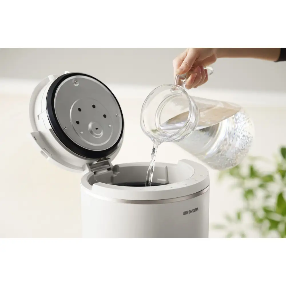 スチーム式加湿器 400ml AHM-MHU40A-W ホワイト