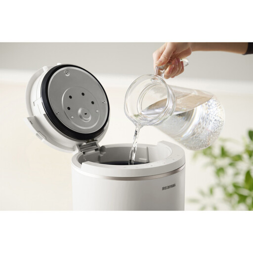 スチーム式加湿器 400ml AHM-MHU40A-W ホワイト｜宮城県角田市