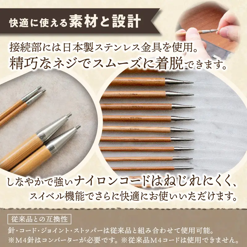 60966 近畿編針Seeknit CURVE 切替輪針セット［2］12.5cm